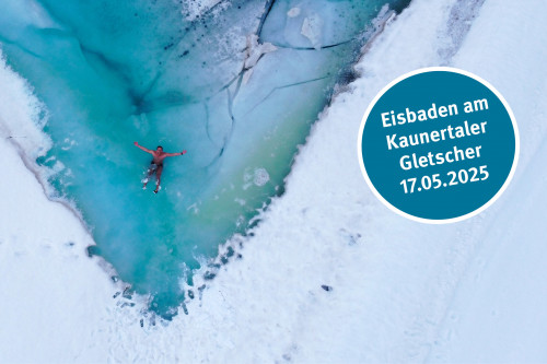 17 MAI 2025  // Eisbaden am Kaunertaler Gletscher