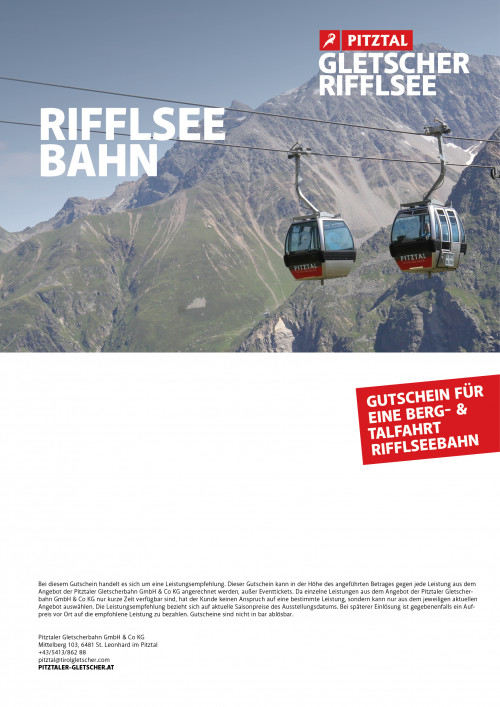 Berg- und Talfahrt Rifflseebahn