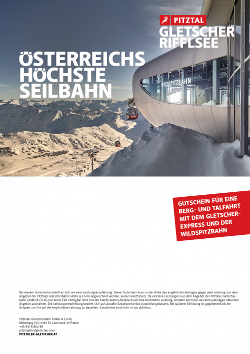 Berg- und Talfahrt Gletscherexpress & Wildspitzbahn